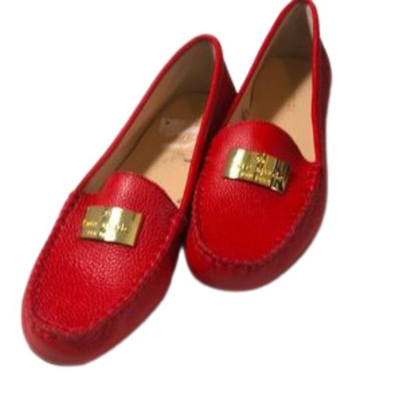 kate spade Shoes - KATE SPADE NWT Red CARMEN leather Loafers 7 Med
